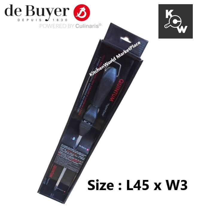แท่งลับมีดควอนตัม พร้อมหินลับมีดในตัว de buyer 4291.00 ขนาด 45 ซม.